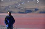 As incríveis águas vermelhas da Laguna Colorada, a mais de 4 mil metros de altitude, no sudoeste da Bolívia